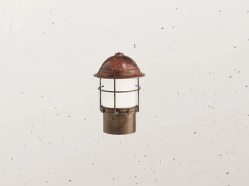 GARDEN 245.41 - Metal bollard light by Il Fanale - view 2